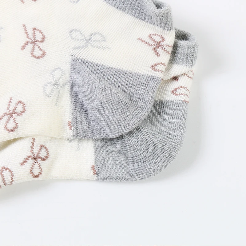 3 пары носки-лодочки из чесаного хлопка и нейлона | Женская одежда