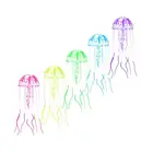 6 шт.компл. аквариумная имитация ДУЗ красочная флуоресцентная лампа из силикона нетоксичное ландшафтное украшение