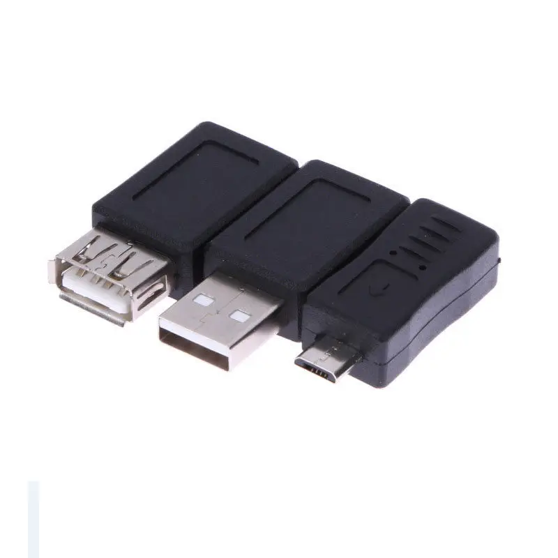 12PCS OTG 5 Pin F/M Micro Changer Adapter Converter USB Male to Female New | Электроника