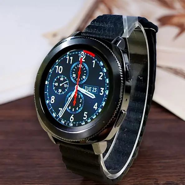 Ремешок для часов кожаный магнитный ремешок 20 или 22 мм Huawei Watch 2 Sport Samsung Gear S3 Spor S2