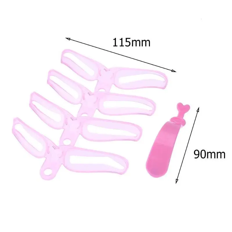4 шт. многоразовые для бровей трафареты косметический инструмент Макияж