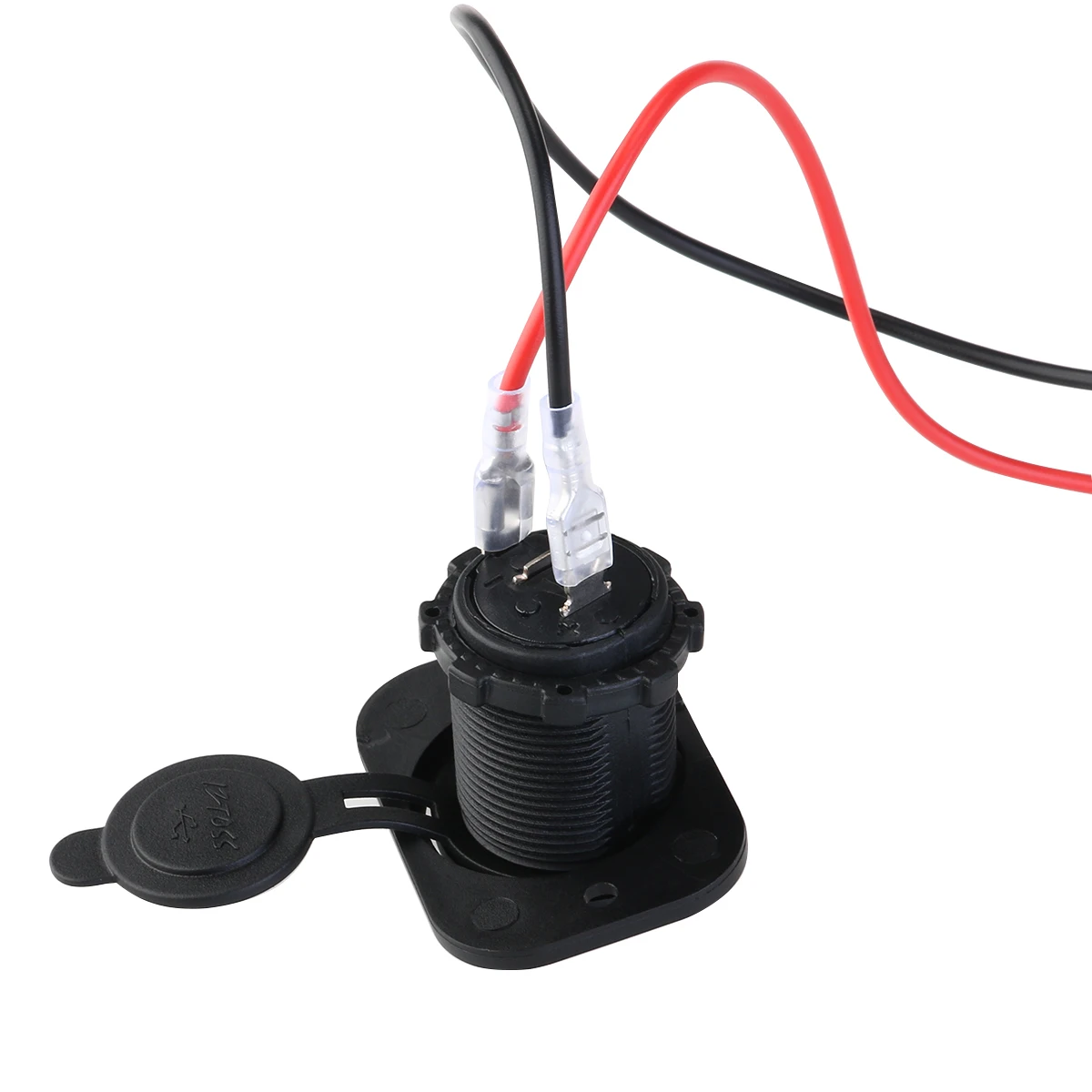 TINKSKY 12 V автомобильный мотоцикл двойной USB адаптер прикуривателя гнездо разъема