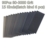 wet dry sandpaper abrasive paper sheet 90pcsset 80 3000 9x3 6 landing brit assortment