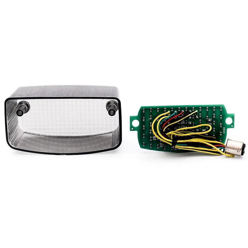

For Honda Magna / Spirit 750 1994-2007 1995 1996 1997 1998 1999 Integrated LED Turn Signal Tail Light Smoke