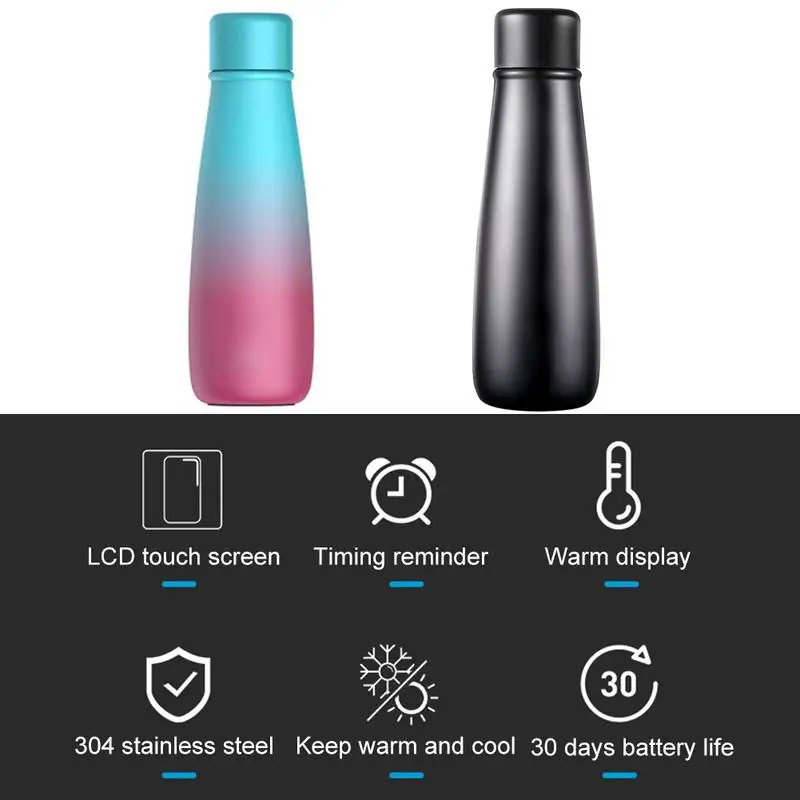 Инновационная интеллектуальная бутылка для спорта на открытом воздухе