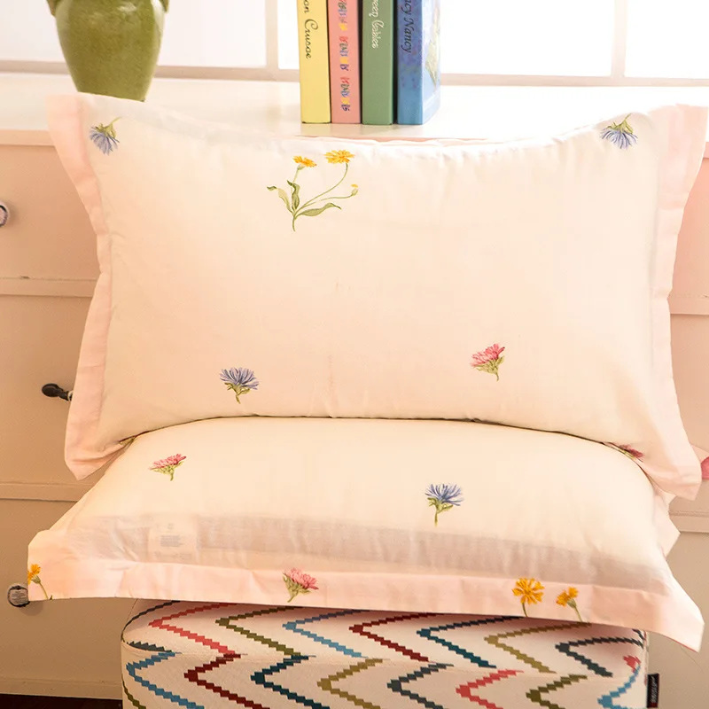 

1 Piece 100% Polyester Pillowcase Knitted Pillow Case Cover For Children Adults Bedroom Use 48cm*74cm XF340-24 55