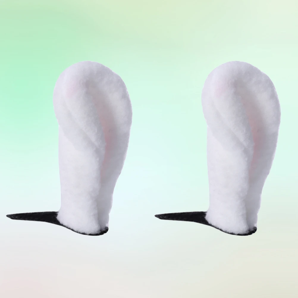 1 пара пушистые заколки для волос с заячьими ушками на день рождения Косплей