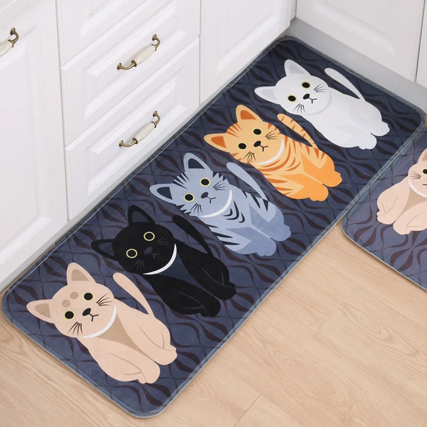 

Door Mat Doormat Carpets Tapete tapis Rugs Cats Print Bath Mats Carpet Floor Kitchen Bathroom felpudo Room Rug Entrance Mats30