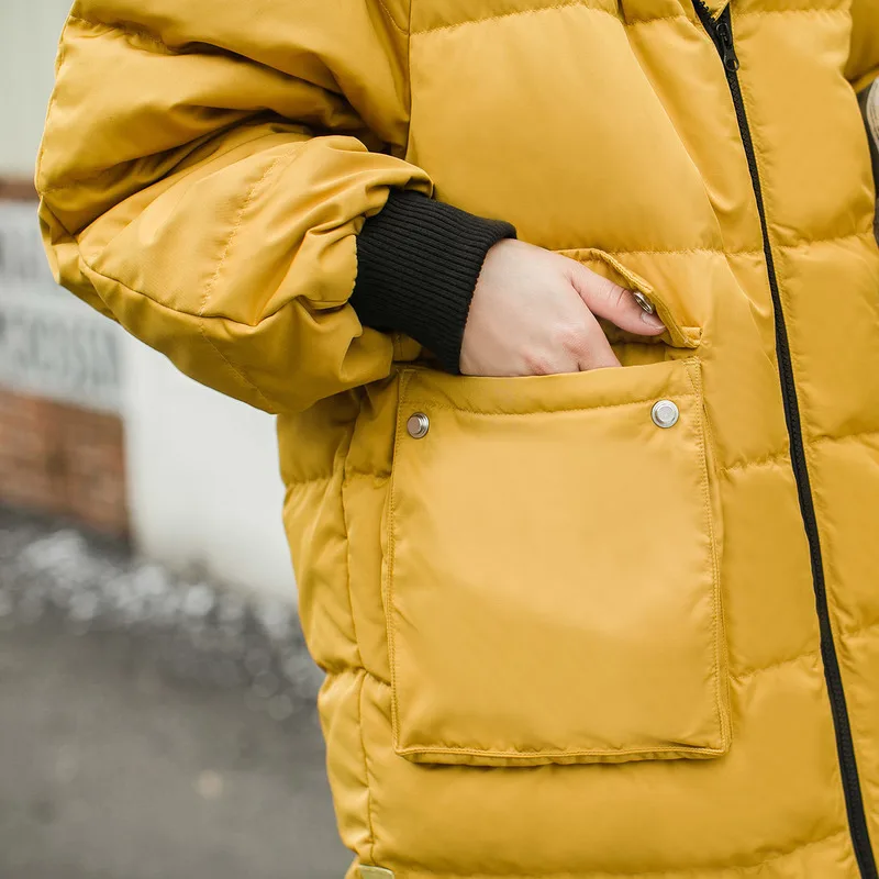 INMAN зимний теплый Ветрозащитный тонкий длинный женский пуховик с капюшоном |