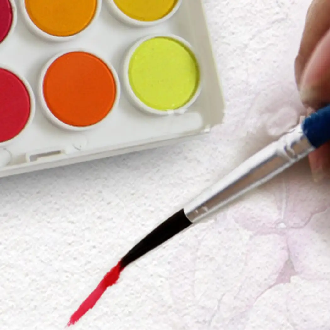 36 Colors DIY Watercolor Art Portable of Solid 2.2cm/0.9inch Paints Set Multicolor for Kids | Канцтовары для офиса и дома
