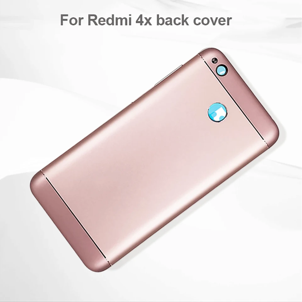 SRJTEK задний корпус для XIAOMI Redmi 4X чехол задняя крышка батарейный отсек с кнопкой