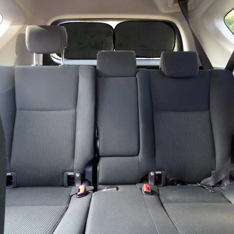 

Brand New Car Side Window Sunshades Static Film Mesh Insulate Heat UV Rays Curtains Drape Window Shield Durable Practical 2Pcs