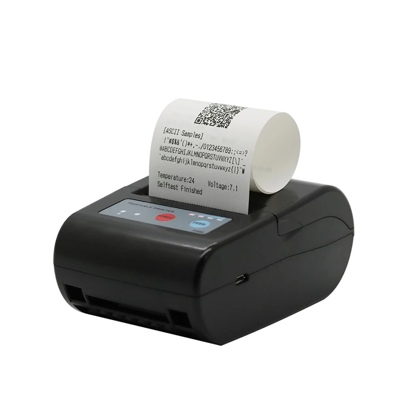 

Миниатюрный Термопринтер для чеков 58 мм, портативный Bluetooth-принтер для Pos-системы, супермаркетов с поддержкой Android и Windows