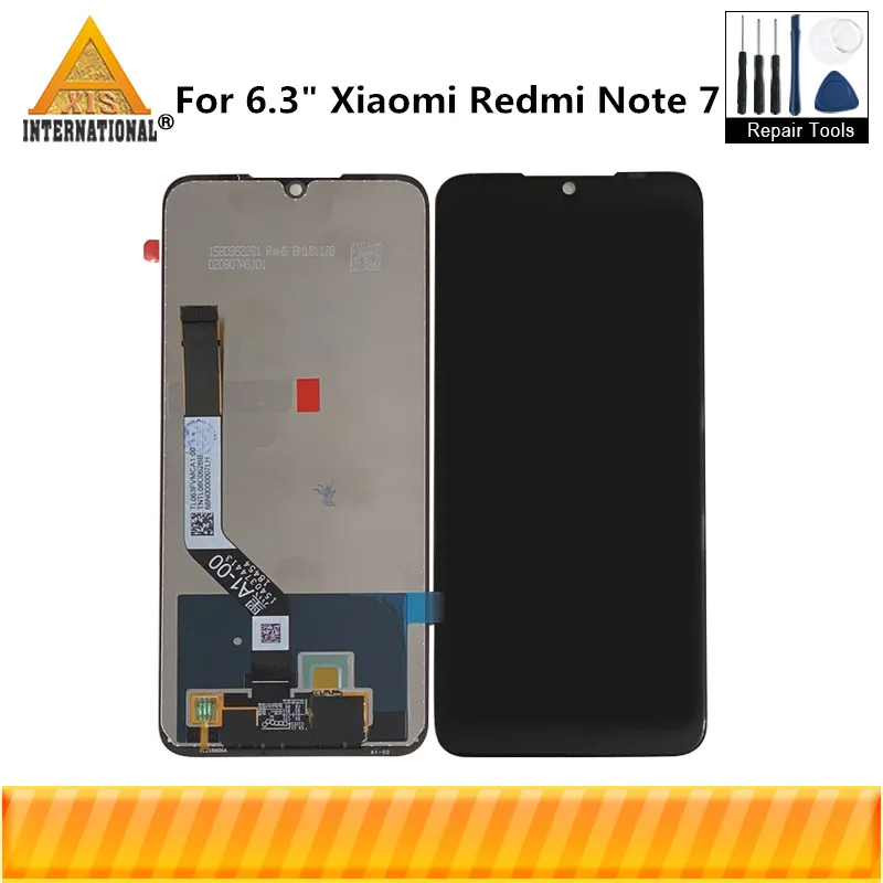 Оригинальный Axisinternational 6 3 "для Xiaomi Redmi Note7 Pro Note 7 Глобальный ЖК дисплей экран