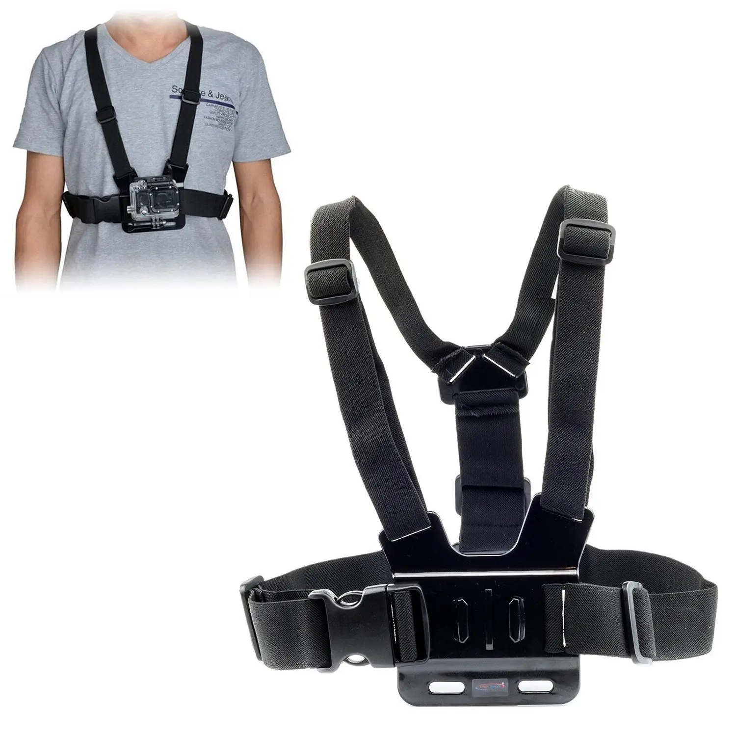 Регулируемый нагрудный ремень аксессуары крепление для Gopro Hero 5 Поддержка всех