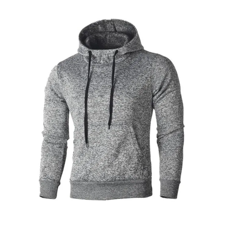 Толстовка Для мужчин s фирменные толстовки одноцветное Цвет Slim Fit с капюшоном