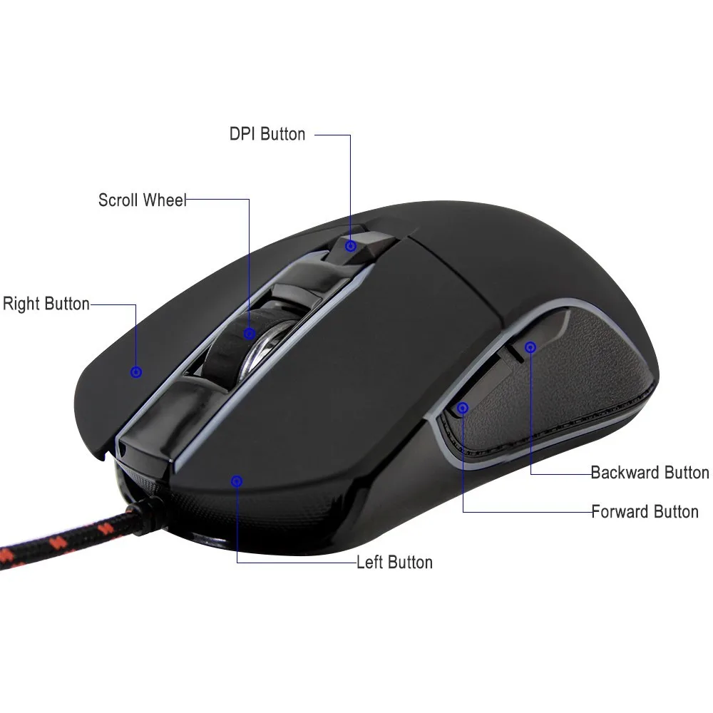 Механическая игровая клавиатура CHUYI с RGB подсветкой портативная мини для ПК PS4