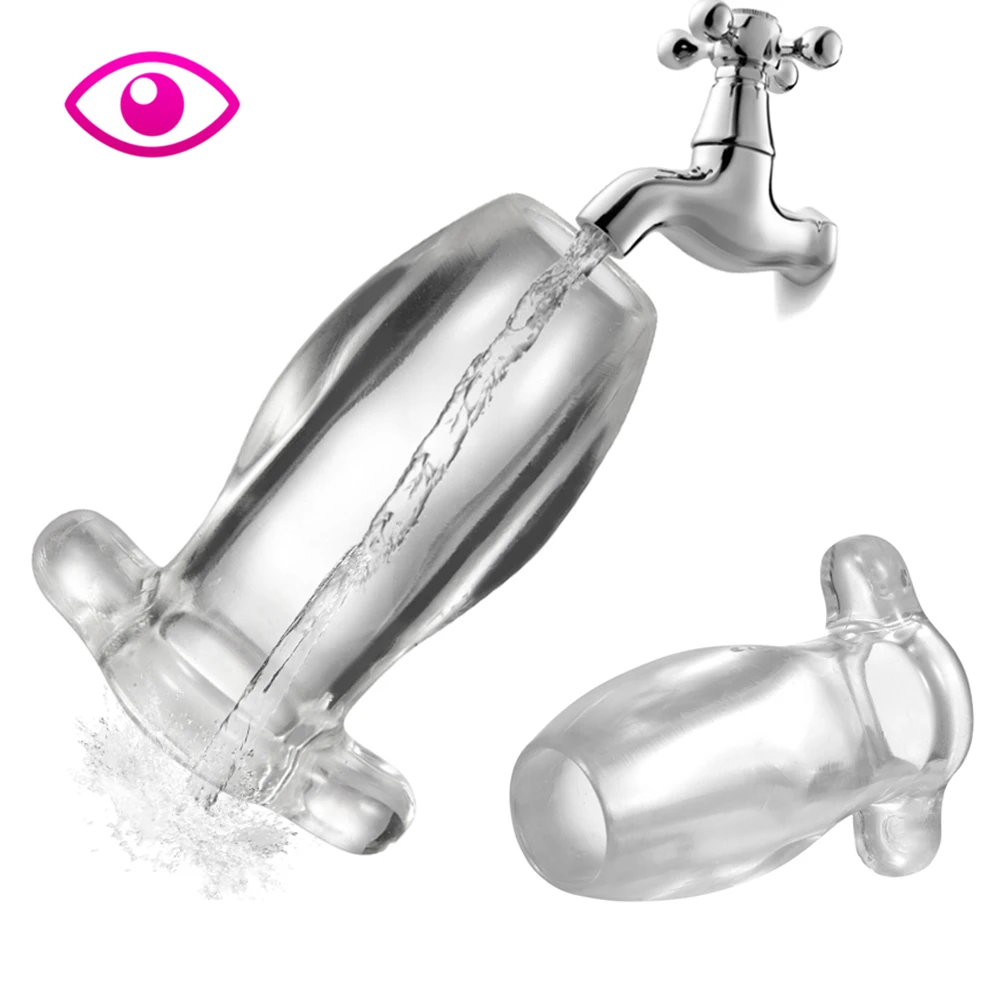 Hollow Anal Sex Toys Anus Backyard Peep Plug Open Stimulator Enema Cleaning Butt Masturbator for Couples | Красота и здоровье