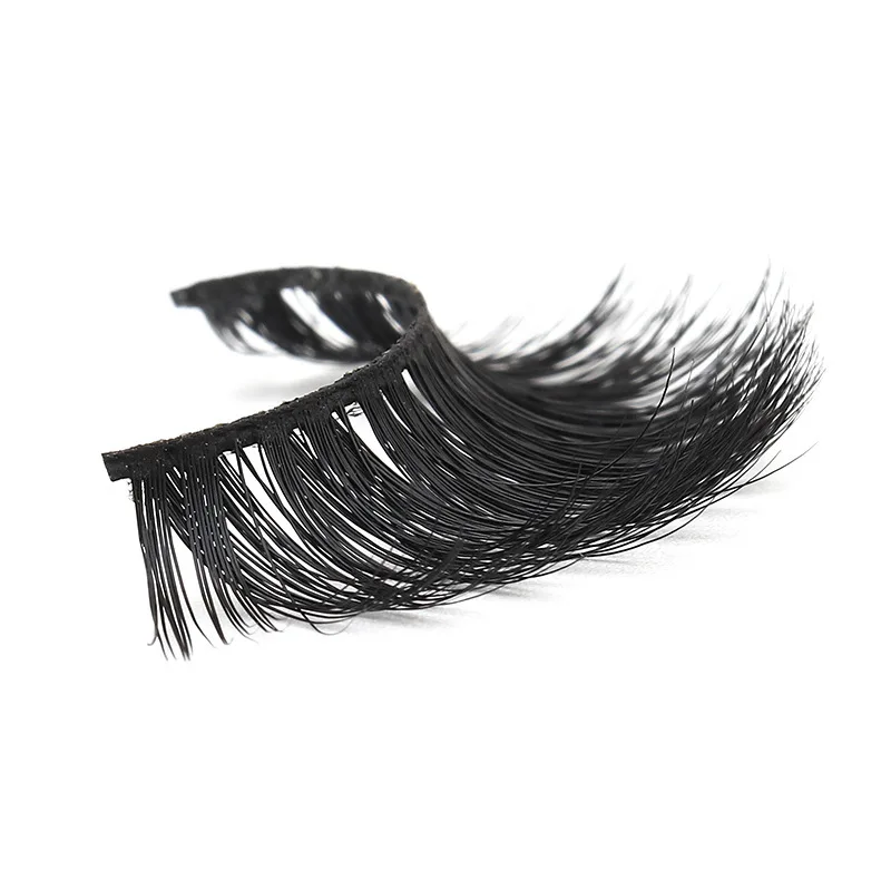 Шерстяные ручные накладные ресницы многоярусные натуральные толстые мягкие