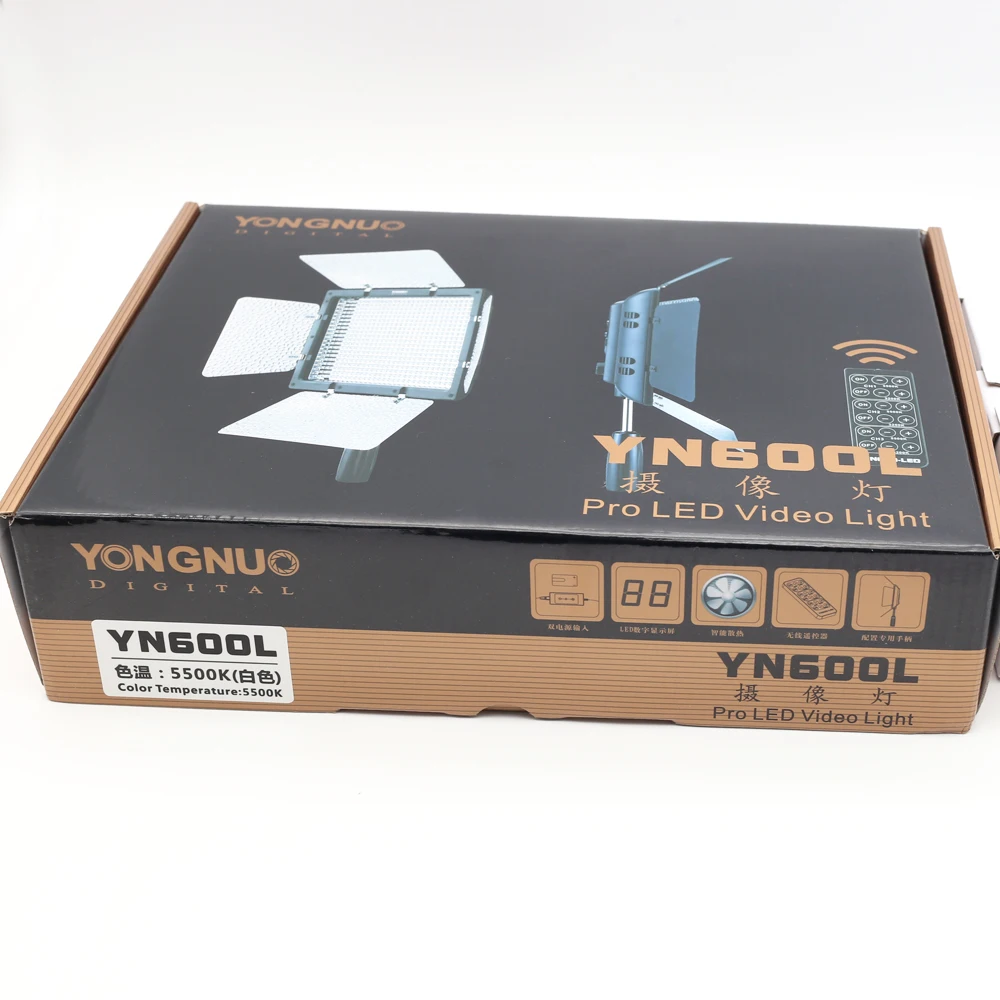 YONGNUO YN600L YN600 YN 600 светодиодный светильник Панель 5500K для фотографии s видео с