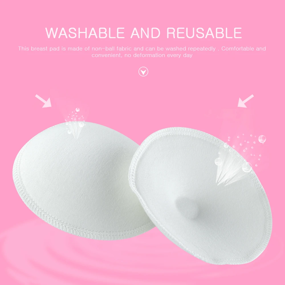 2/4 шт ватным тампоном многоразовые 3D прокладки для груди кормящих ниппель