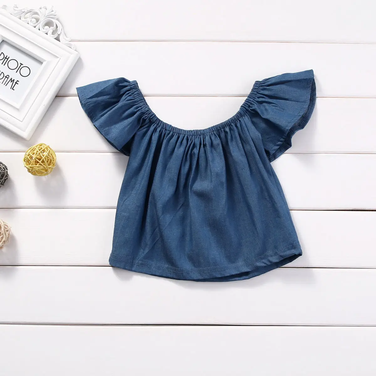 Emmababy новинка 2019 года модные повседневные топы с оборками для маленьких девочек