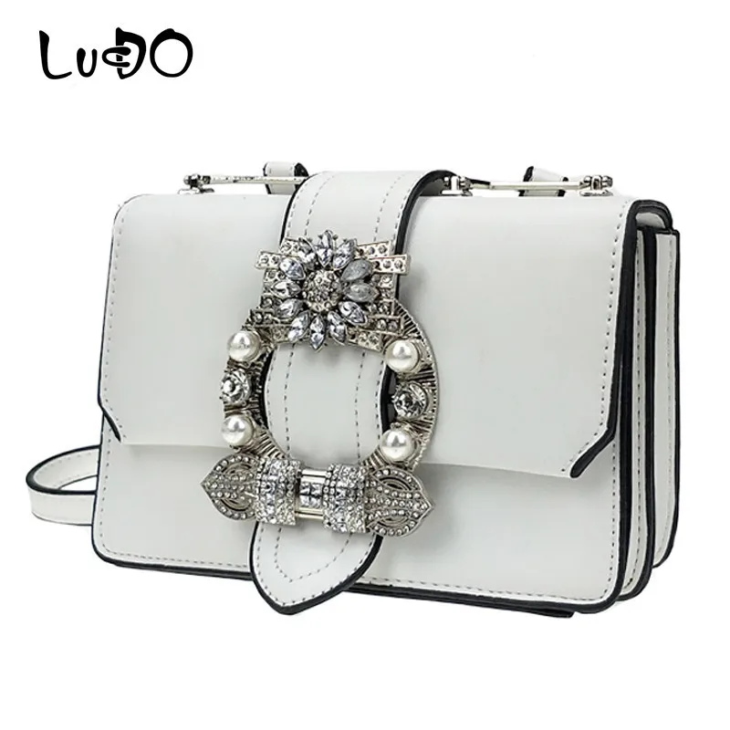 LUCDO роскошные дизайнерские сумки с алмазным замком известные высокое качество