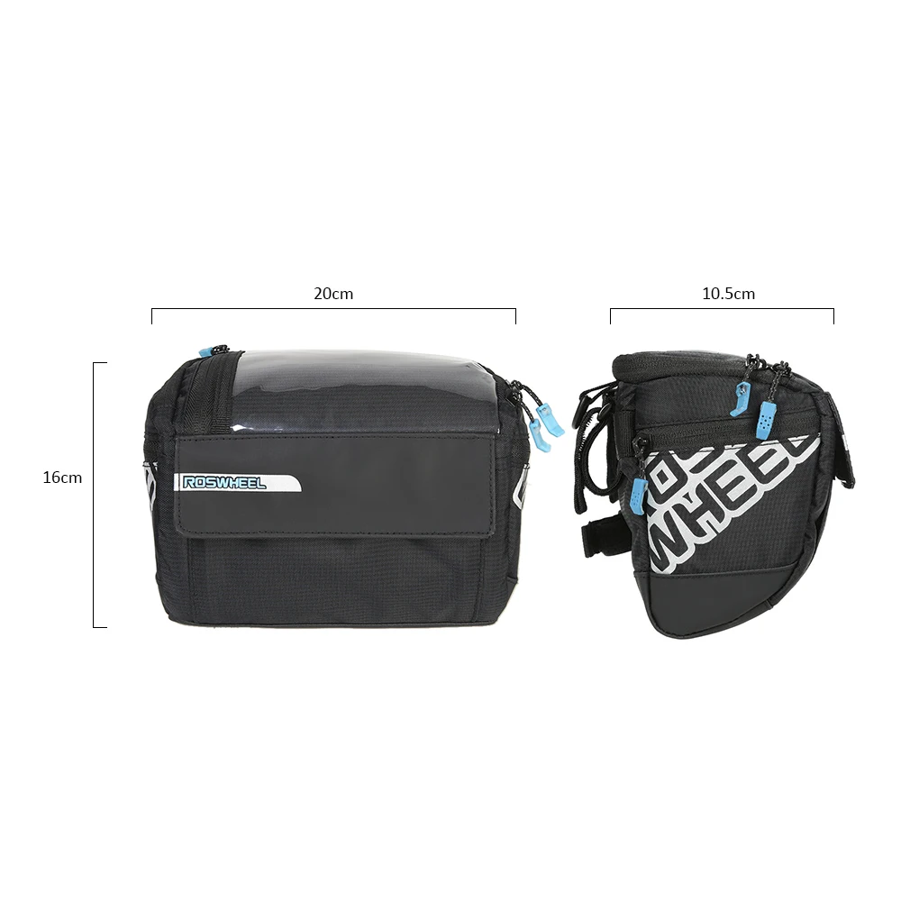 Многофункциональная сумка на руль велосипеда корзина с передним карманом раму