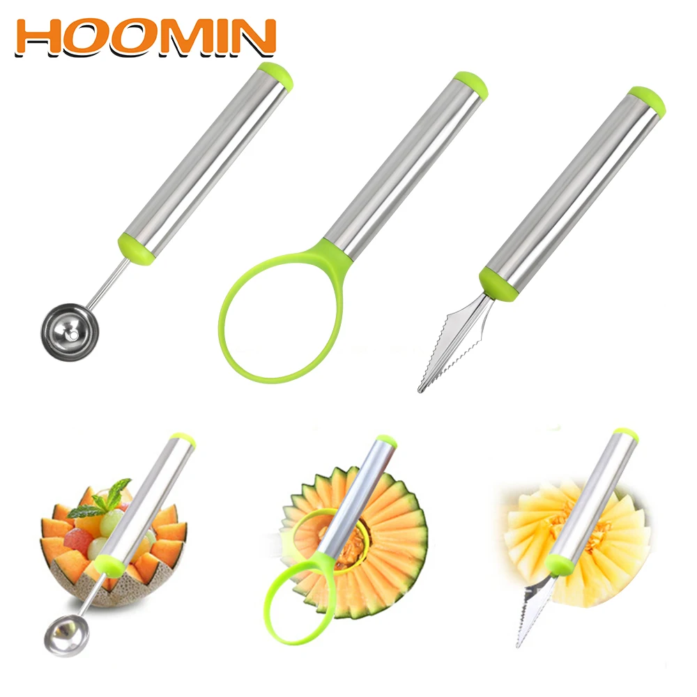 HOOMIN 3 шт./компл. набор ложек для крема фруктовых тарелок креативные инструменты