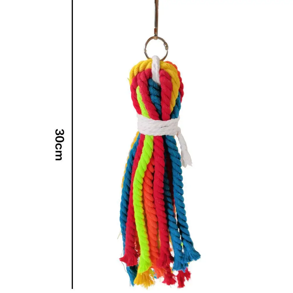 Adeeing 6 шт./компл. подвесная игрушка-клетка с колокольчиком для птиц попугаев