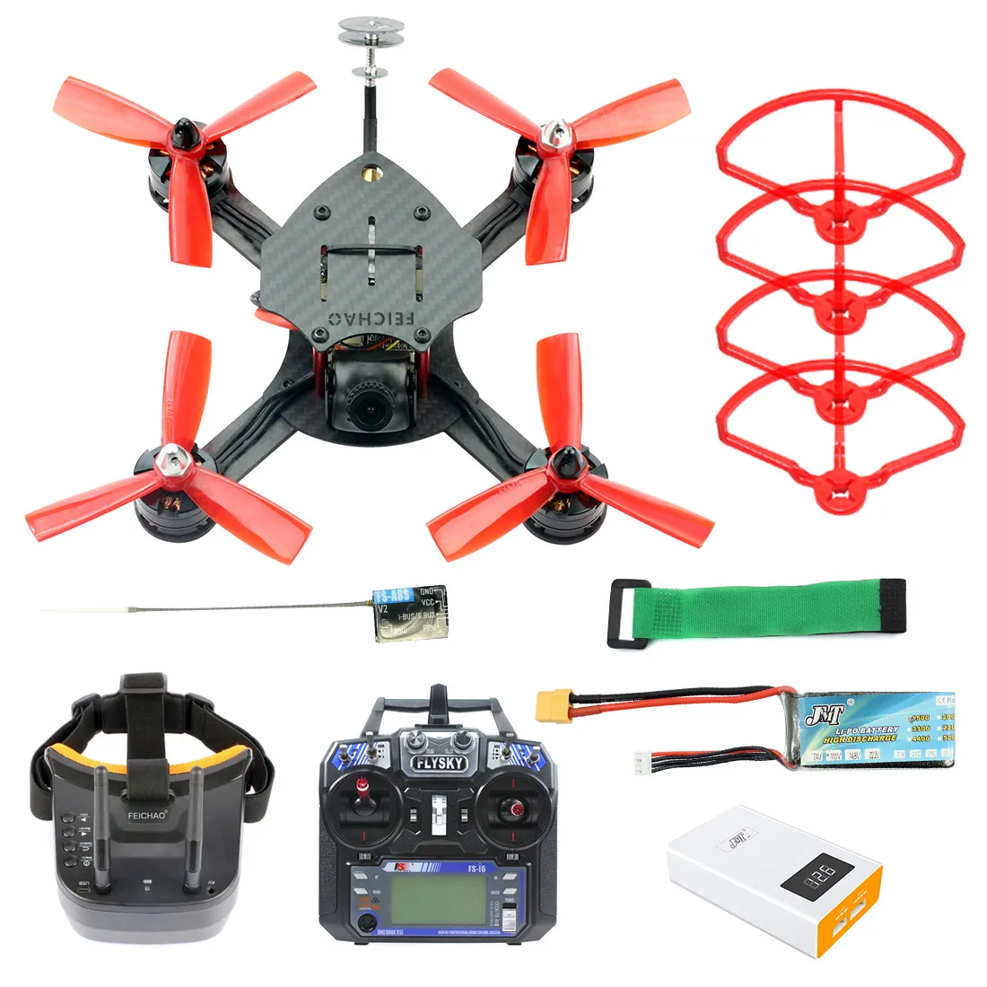 JMT DIY FPV Racing Drone Quadcopter RTF F4 Pro V2 Flight Control 180 мм карбоновая рама полный комплект с