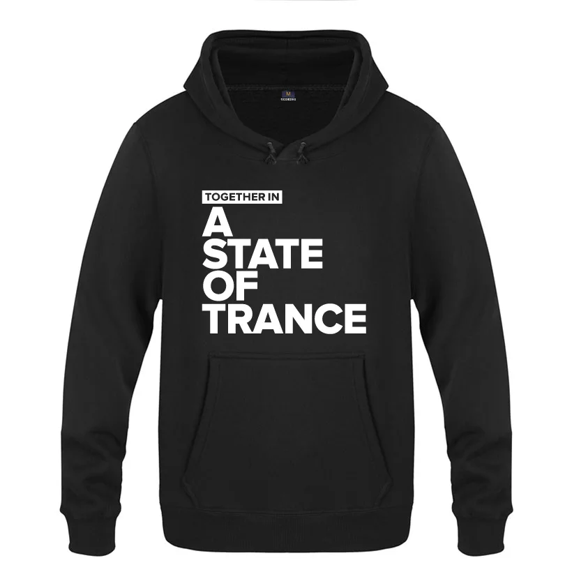 Мужские флисовые толстовки с капюшоном Together In A State of Trance-Armin Van Buuren 2018 | Мужская