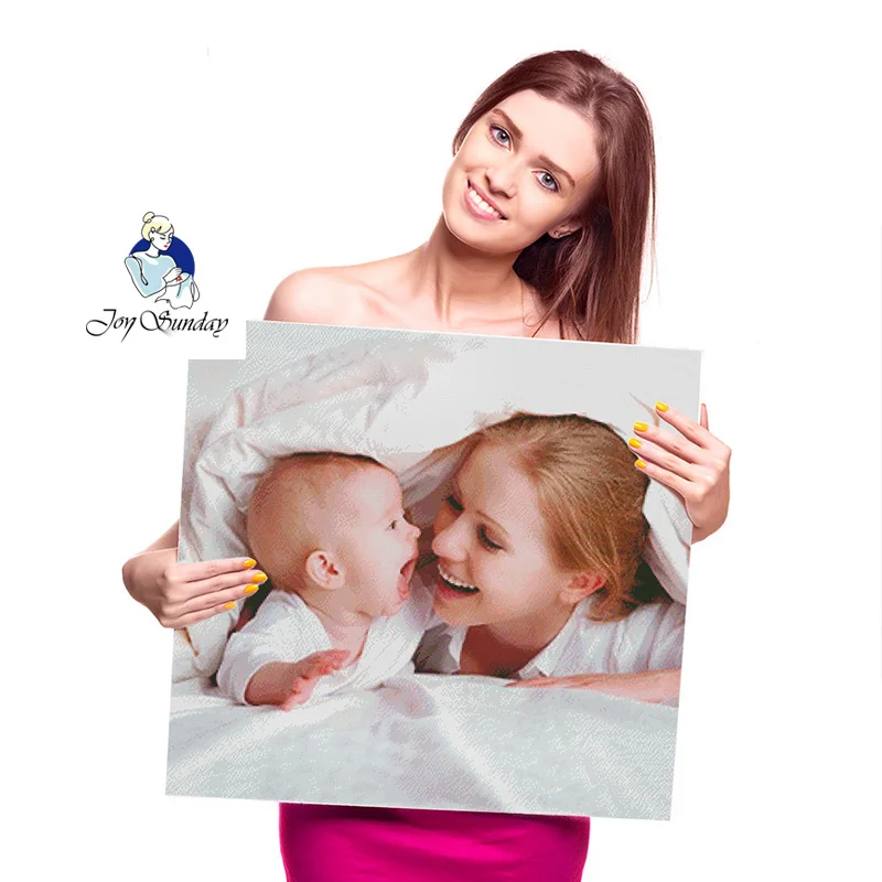 JoySunday 5D DIY photo custom diamond painting cross stitch square rhinestone embroidery personalized customization | Дом и сад