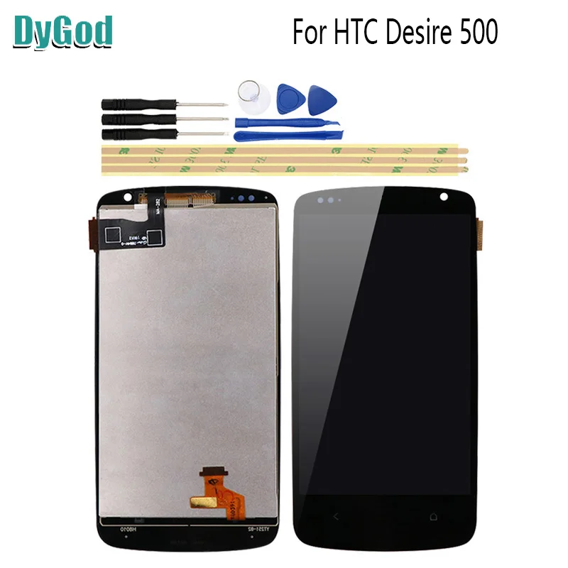 ЖК дисплей 4 3 дюйма для HTC Desire 500 сенсорный экран телефона с дигитайзером в сборе
