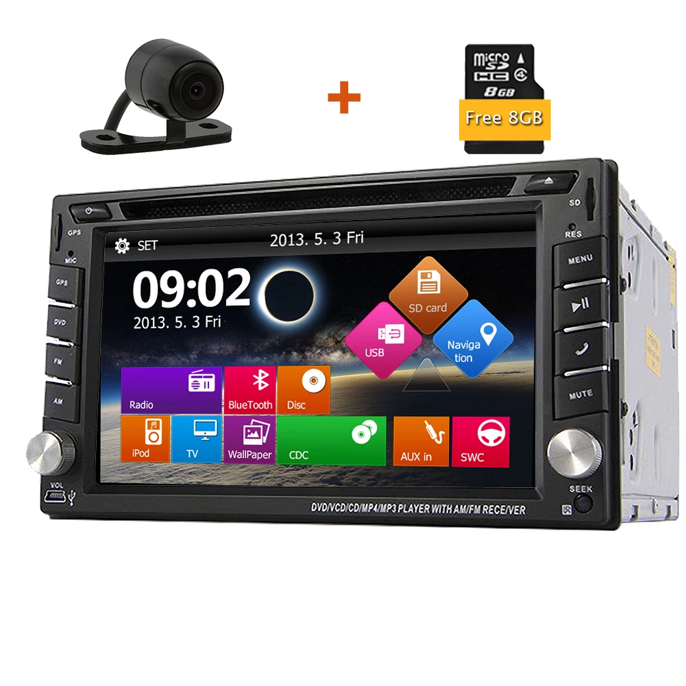 Eincar 15748 см HD 2din универсальная автомобильная dvd навигационная система