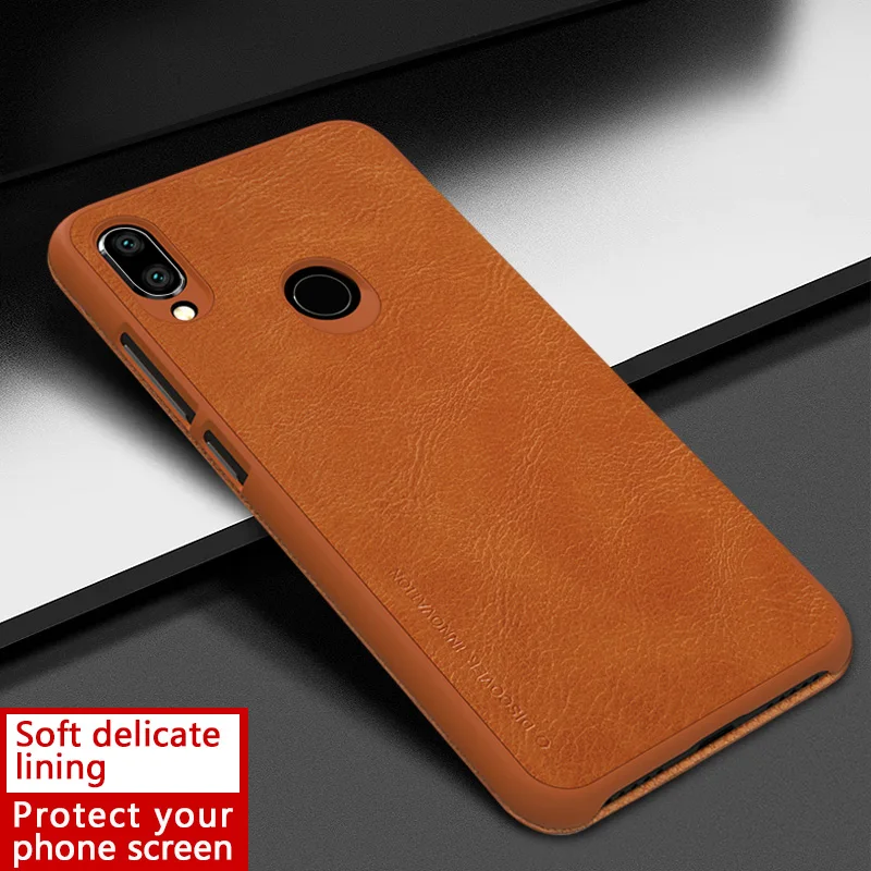 Кожаный чехол книжка Nillkin Qin для Xiaomi Redmi Note 7 Pro|Чехлы-книжки| |