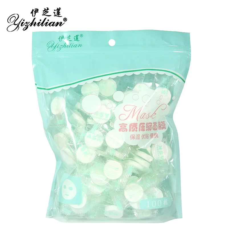 Нетканая компрессионная маска бумага 100 зернистый хлопковый лист ультра тонкий