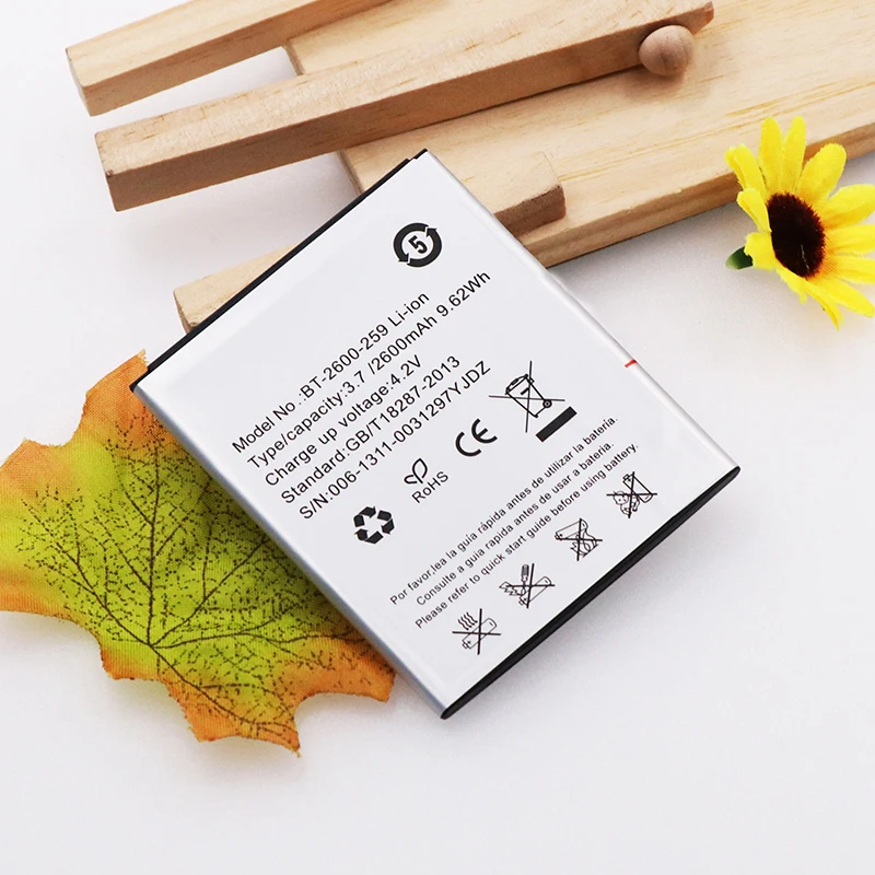 DyGod 2600mAh для BQ Aquaris 5.0HD Экстрим запасная батарея Bateria Batterie Мобильный телефон