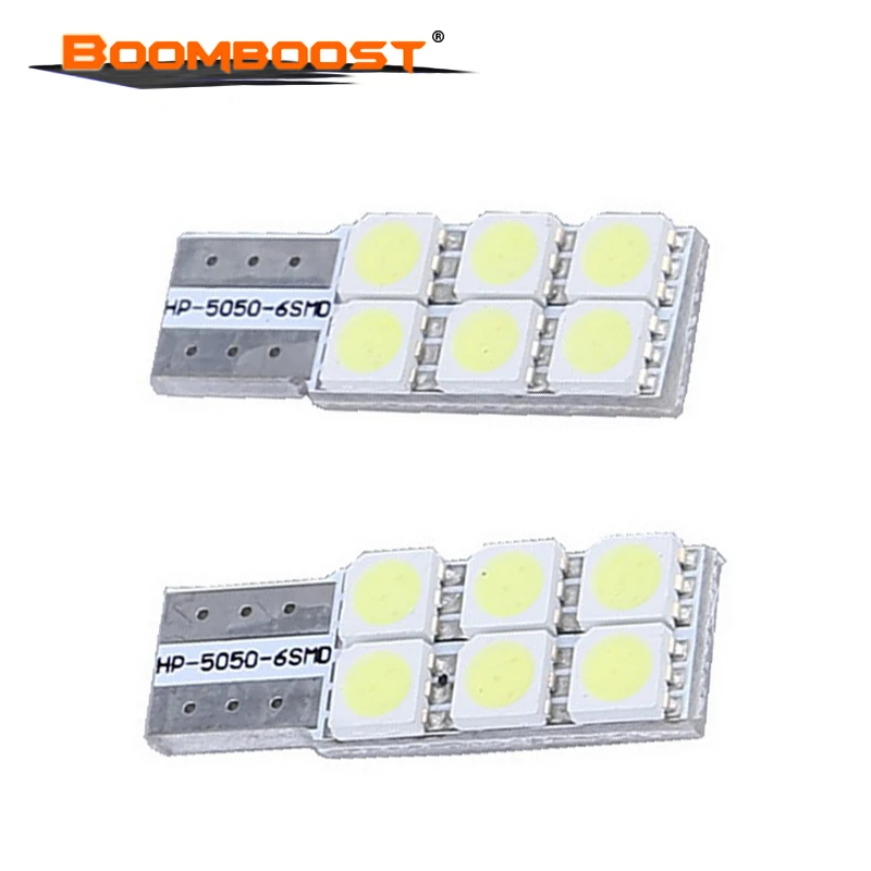

new arrival 2pcs Led T10 2W T10 T15 158 168 194 5050 6smd car Side Marker Lighting Parking Lamp Bulb Clearance Width light