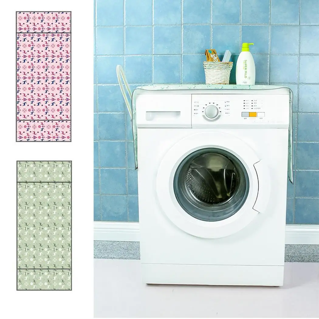 Practical Dust Proof Refrigerator Cover with 6 Pockets Storage Bag Holder Household Washing Machine Kitchen Tools | Дом и сад