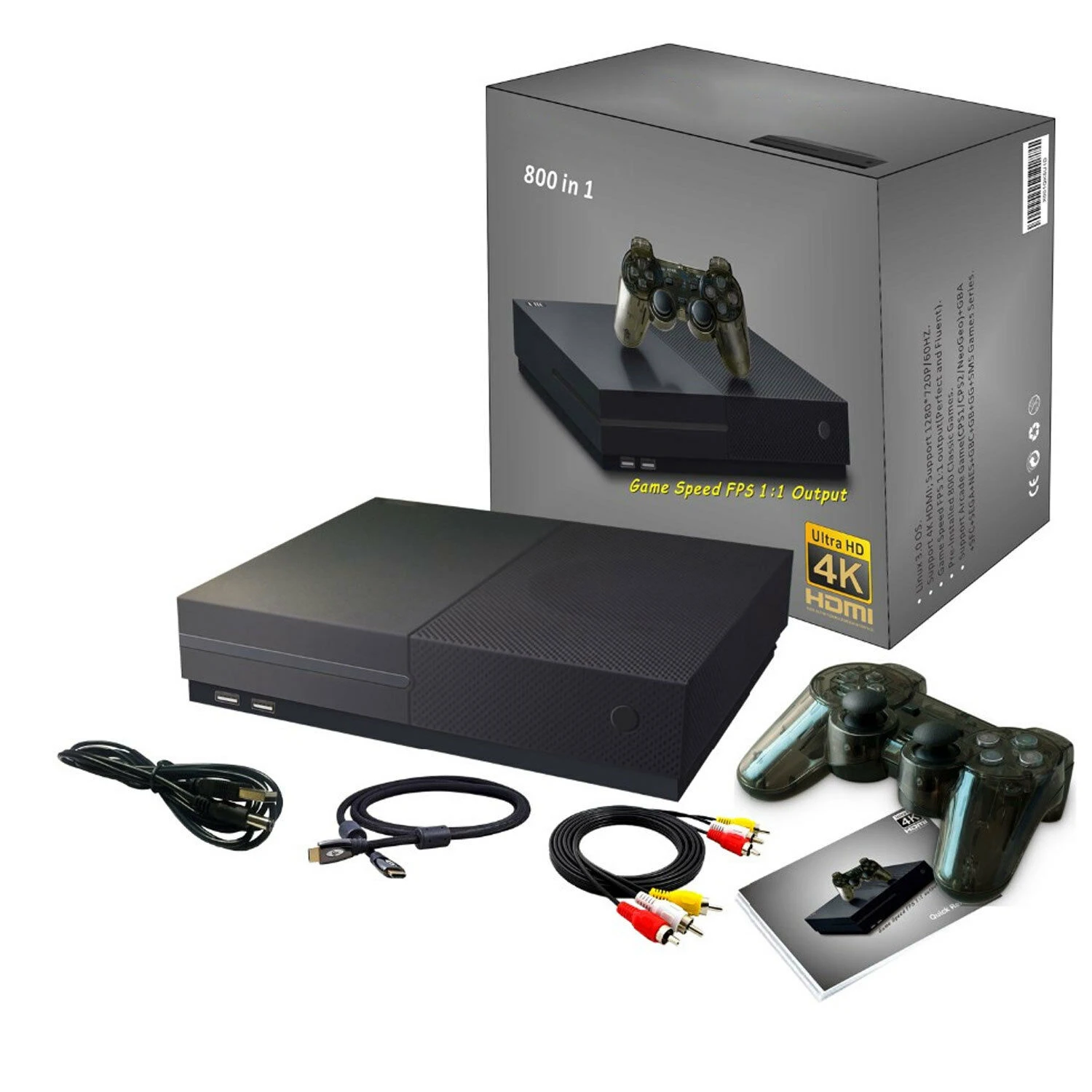 New X Pro Home Sensory Hd Video Game Machine 1280P 4K Hdmi Built-In 800 Games Eu Plug | Электроника