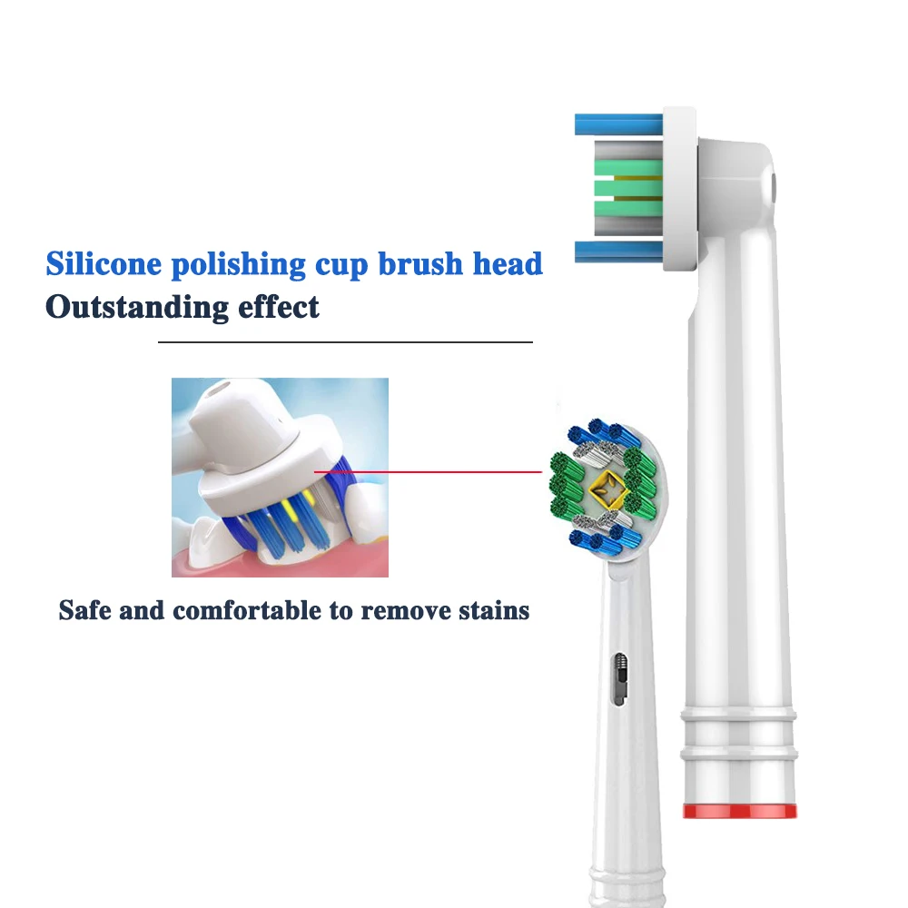 12 шт. для Oral B 3D белая сменная электрическая зубная щетка Braun Triumph Vitality