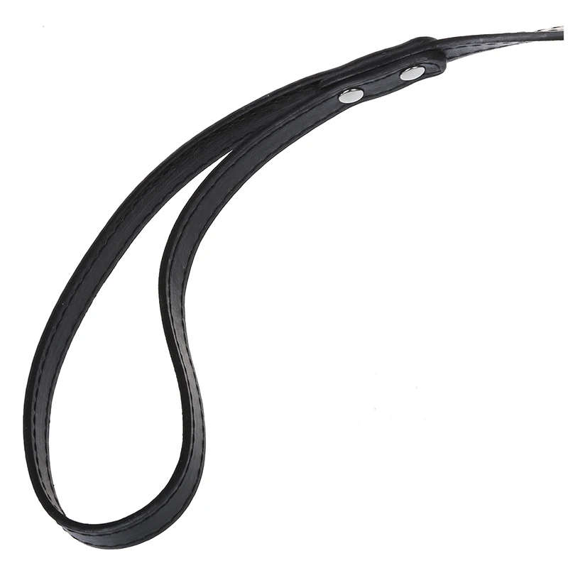

Black Fashionable Leather Strap For Pet Dog 12" S 120 * 1.5cm