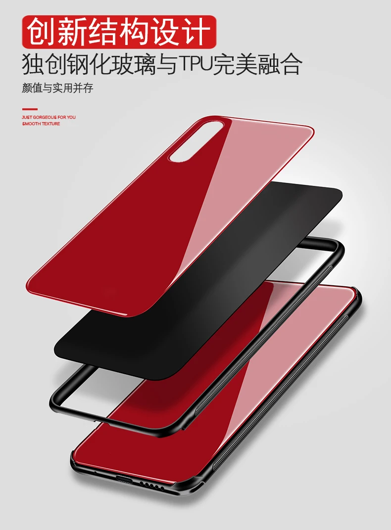 Huawei Honor Magic 2 чехол из закаленного стекла для Magic2 мягкая рамка зеркальная
