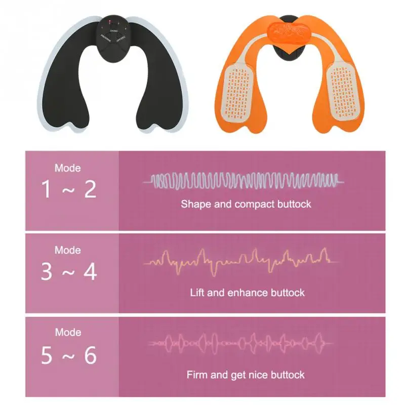 EMS Electric Hip Trainer Rechargeable Buttock Lifting Enhancer Muscle Stimulator Tone Up Anti Cellulite Massager Device | Красота и