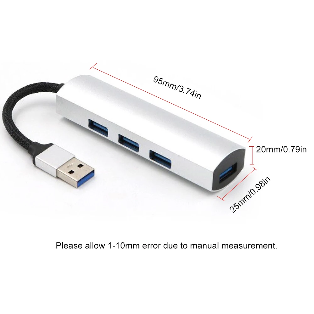 USB 3 0 usb хаб высокоскоростной 4 порта s USB3.0 Hub мультипортовый адаптер для интерфейса