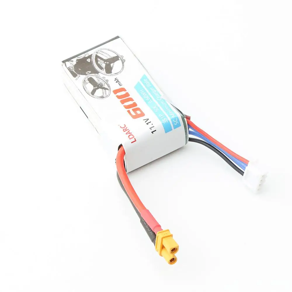 RCtown 2 шт. LDARC 600 мАч 3S 11 1 V 50C/100C Lipo Батарея с XT30 разъем для небольшой гоночный Дрон