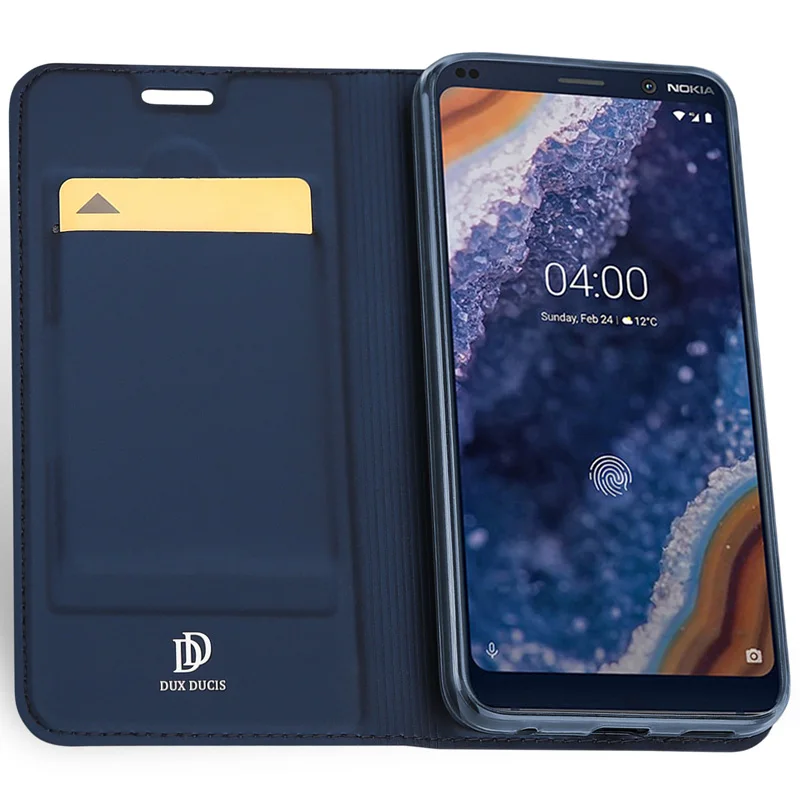 Оригинальный DUX DUCIS чехол для Nokia 9 PureView Книга Флип кожаный бумажник Coque