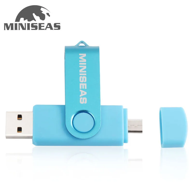 Miniseas USB флеш-накопитель OTG Флешка 4 Гб 64 Память флешка ручка-накопитель красочный