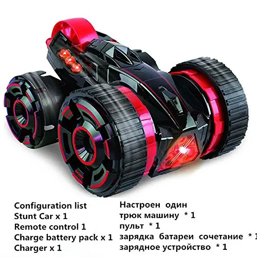 EBOYU Five Wheels RC Stunt Car 360 Rotation Wheel System One Key Transform RTR|stunt car|rc vehicleshigh speed |